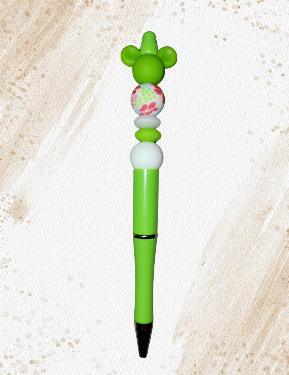 Colorful beaded pens